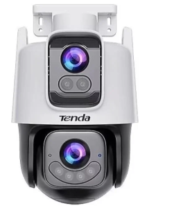 tenda 6 mp cift lensli ip guvenlik kameasi 2k cozunurluk ip kamera ptz kamera 360 donen guvenlik kamerasi gece goruslu renkli guvenlik kamerasi ip66 dis mekan kamera ev is yeri dis mekan kamerasi